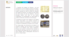 Desktop Screenshot of languesenprovence.org