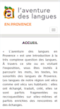 Mobile Screenshot of languesenprovence.org