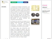 Tablet Screenshot of languesenprovence.org